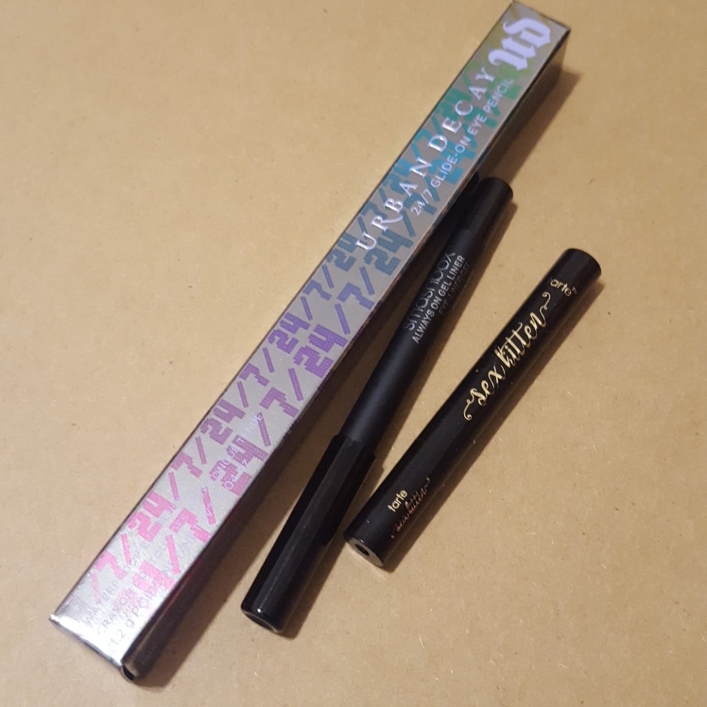 Brand New Black Eyeliners - UD, Tarte, Smashbox